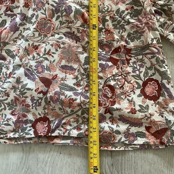 Anthropologie Love The Floral Label Botanical Top NWOT Size Medium - Picture 4 of 14